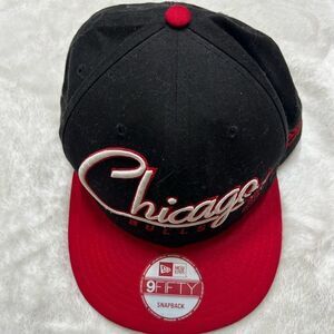 Chicago Bulls black and red hat mens cap baseball cap